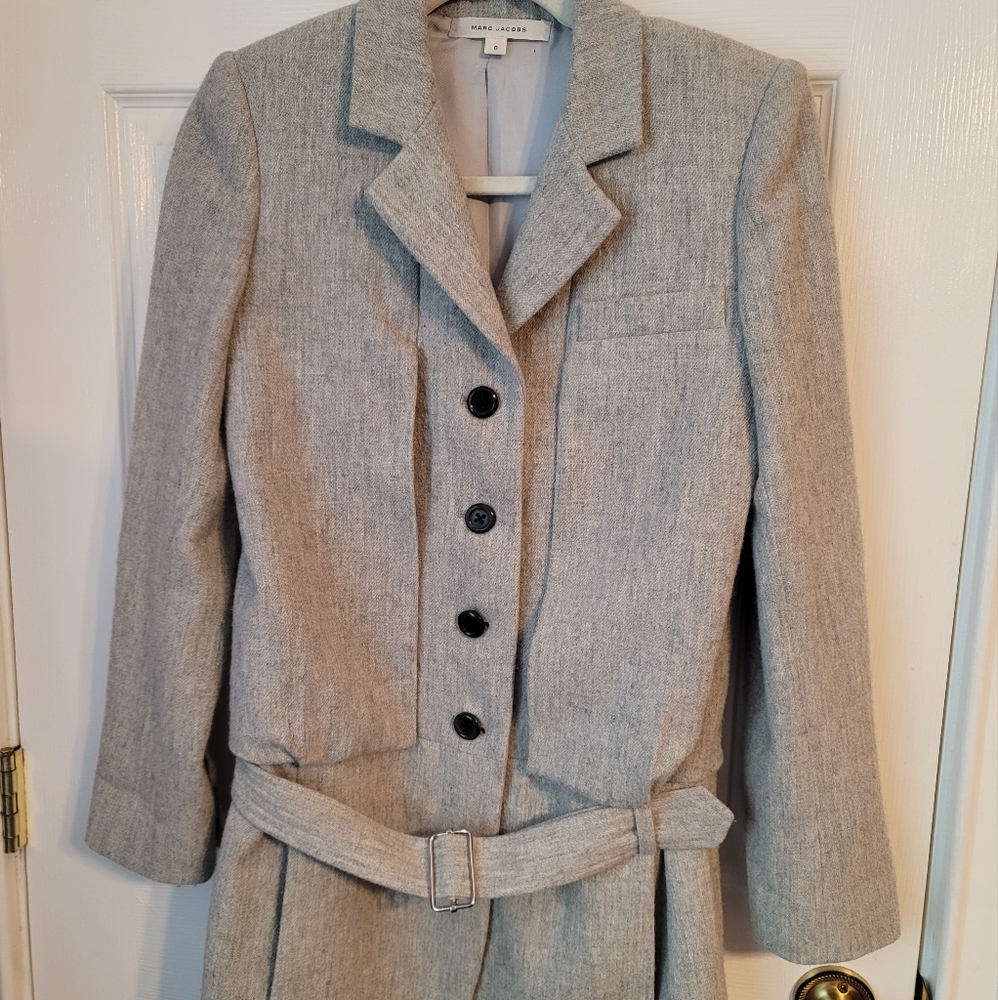 Vintage Marc Jacobs Belted Wool Jacket